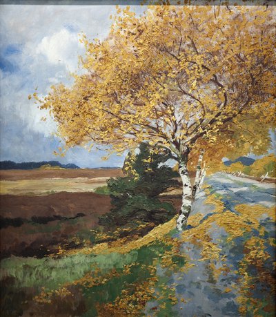 Country Road in Autumn by Rudolf Hermanns